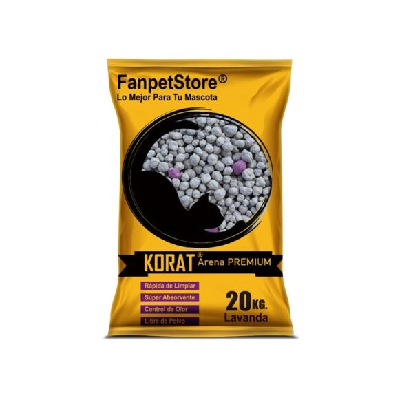 FanpetStore distribuidor de arena sanitaria para gatos Korat® con calidad premium.